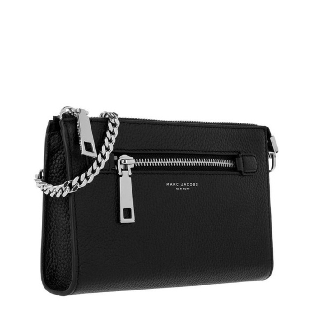 Marc Jacobs Black Small Gotham Leather Crossbody Bag